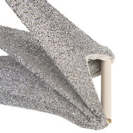 Clayre &amp; Eef | Kerstdecoratie Ster Zilverkleurig 85x10x85 cm | 6PA0533ZI