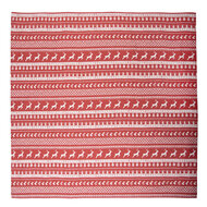 Clayre &amp; Eef | Vierkant Tafelkleed Kerst Rood, Beige 100x100 cm | NOCN01