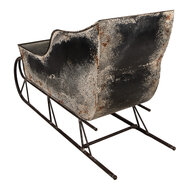 Clayre &amp; Eef | Decoratie Slee Grijs Bruin 123x46x74 cm | 50920