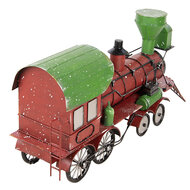 Clayre &amp; Eef | Decoratie Trein Rood Groen 168x30x47 cm | 5Y1322