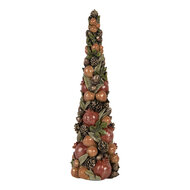 Clayre &amp; Eef | Kerstdecoratie Kerstboom Bruin Groen &oslash; 12x37 cm | 6PR6263