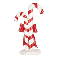 Clayre &amp; Eef | Decoratie Zuurstok Rood Wit 16x8x26 cm | 6PR6277