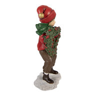 Clayre &amp; Eef | Decoratie Kind Rood Groen 10x6x19 cm | 6PR6317