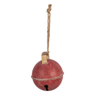 Clayre &amp; Eef | Bel Decoratief Rood Bruin &oslash; 16x18 cm | 6Y6164