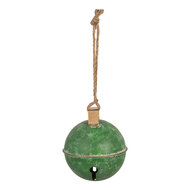Clayre &amp; Eef | Bel Decoratief Groen Bruin &oslash; 16x18 cm | 6Y6165