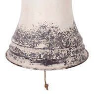 Clayre &amp; Eef | Bel Decoratief Wit Grijs &oslash; 42x46 cm | 6Y6171