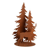 Clayre &amp; Eef | Decoratie Kerstboom Bruin 30x25x50 cm | 6Y6175