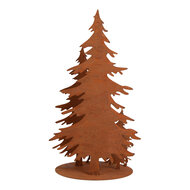 Clayre &amp; Eef | Decoratie Kerstboom Bruin 30x25x50 cm | 6Y6175