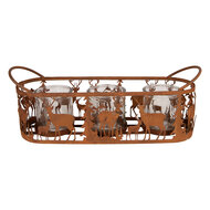 Clayre &amp; Eef | Planthouder Bruin 37x11x13 cm | 6Y6179