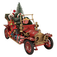 Clayre &amp; Eef | Decoratie Model Auto Rood met kerstdecoratie 25x10x17  cm | 6Y6227