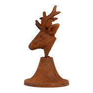 Clayre &amp; Eef | Kandelaar Bruin 8x8x9 cm | 6Y6172
