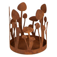 Clayre &amp; Eef | Theelichthouder Bruin &oslash; 9x10 cm | 6Y6174