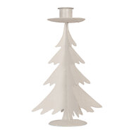 Clayre &amp; Eef | Decoratie Kerstboom Grijs &oslash; 9x20 cm | 6Y6183