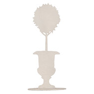 Clayre &amp; Eef | Decoratie Bloempot Rood 7x10x22 cm | 6Y6188