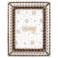 Clayre &amp; Eef | Fotolijst Zilverkleurig Goudkleurig 18x2x23 cm / 13x18 cm | 2F1416