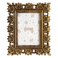 Clayre &amp; Eef | Fotolijst Goudkleurig 18x2x23 cm / 10x15 cm | 2F1447