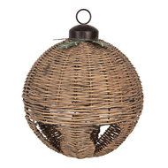 Clayre &amp; Eef | Kerstbal Bruin &oslash; 41x51 cm | 50922