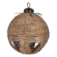 Clayre &amp; Eef | Kerstbal Bruin &oslash; 41x51 cm | 50922
