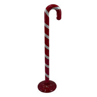 Clayre &amp; Eef | Kerstdecoratie Zuurstok Rood Wit &oslash; 18x72 cm | 5Y1486R