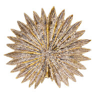 Clayre &amp; Eef | Decoratie schaaltje Bloem Geel Wit &oslash; 22x3 cm | 6CE2502