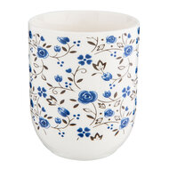 Clayre &amp; Eef | Servies Mok Blauw &oslash; 6x8 cm / 100 ml | 6CEMU0009