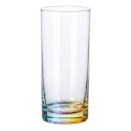 Clayre &amp; Eef | Waterglas Transparant Geel &oslash; 6x15 cm / 350 ml | 6GL5525