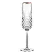 Clayre &amp; Eef | Champagneglas Transparant &oslash; 4x25 cm / 150 ml | 6GL5527