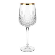Clayre &amp; Eef | Wijnglas Transparant &oslash; 7x23 cm / 300 ml | 6GL5529