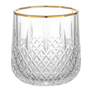 Clayre &amp; Eef | Waterglas Transparant &oslash; 8x9 cm / 250 ml | 6GL5531
