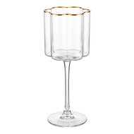 Clayre &amp; Eef | Wijnglas Transparant &oslash; 8x20 cm / 300 ml | 6GL5532