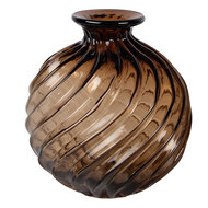 Clayre &amp; Eef | Vazen Glas Bruin &oslash; 19x21 cm | 6GL5504S