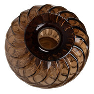 Clayre &amp; Eef | Vazen Glas Bruin &oslash; 19x21 cm | 6GL5504S