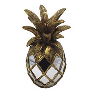 Clayre &amp; Eef | Decoratie ananas Geel 14x14x25 cm | 6PR6463