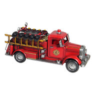 Clayre &amp; Eef | Model brandweerauto Rood 35x12x15 cm | 6Y6224