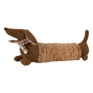 Clayre &amp; Eef | Decoratie Hond Bruin 58x20x21 cm | TW0638