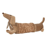 Clayre &amp; Eef | Decoratie Hond Bruin 58x20x21 cm | TW0639