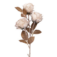Clayre &amp; Eef | Decoratie tak met bloemen Wit 83 cm | 5PL0375W