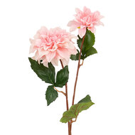Clayre &amp; Eef | Decoratie tak met bloemen Roze Groen 60 cm | 5PL0387P