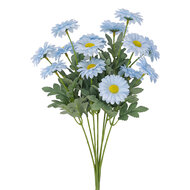 Clayre &amp; Eef | Decoratie tak met bloemen Blauw Groen 89 cm | 5PL0393BL