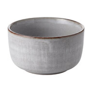 Clayre &amp; Eef | Soepkom Grijs Zwart &oslash; 11x6 cm / 250 ml | 6CEBO0230