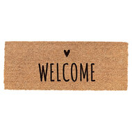 Clayre &amp; Eef | Deurmat Binnen Bruin Zwart 75x22x2 cm | MC280