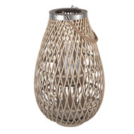 Clayre &amp; Eef | Windlicht Beige &oslash; 33x55 cm | 5RO0105L