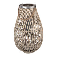 Clayre &amp; Eef | Windlicht Beige &oslash; 33x55 cm | 5RO0105L