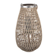 Clayre &amp; Eef | Windlicht Beige &oslash; 31x50 cm | 5RO0105M