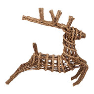 Clayre &amp; Eef | Decoratie Hert Bruin 55x13x50 cm | 5RO0402