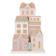 Clayre &amp; Eef | Decoratie Huis Bruin Groen 26x10x40 cm | 6PR6348