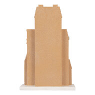Clayre &amp; Eef | Decoratie Huis Bruin Groen 26x10x40 cm | 6PR6348