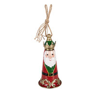 Clayre &amp; Eef | Bel Decoratief Rood Wit &oslash; 13x26 cm | 6Y6222