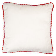 Clayre &amp; Eef | Kussen gevuld Beige Groen 40x40x4 cm | KG023.184