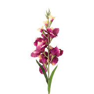 Clayre &amp; Eef | Decoratie tak met bloemen Rood 95 cm | 5PL0303R